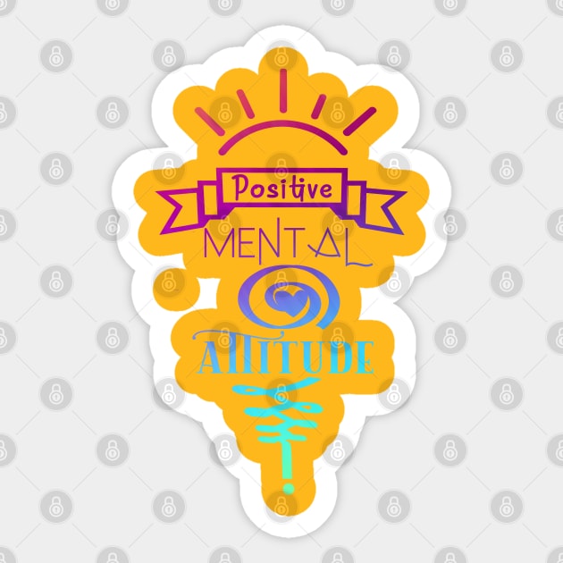 positive mental attitude Sticker by ChezALi